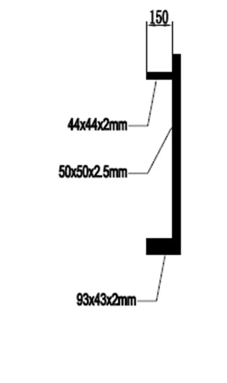 [SGCS-BK-950] SLIDING GATE CONVERSION ENDS (900)
