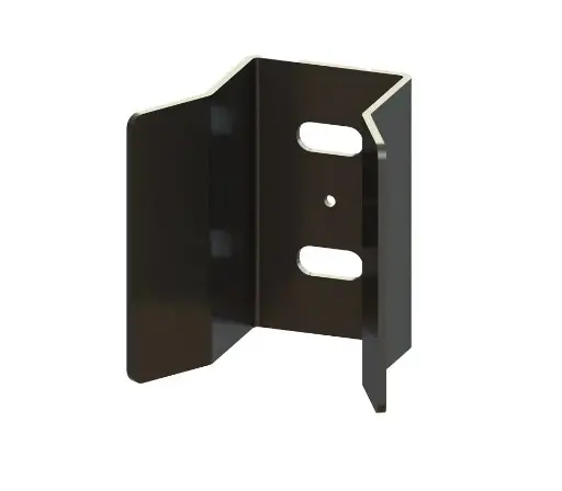 [HECB-BS] Sliding Gate End Catch 55mm, Black